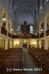 evangelische Christuskirche in Paris - die Orgel